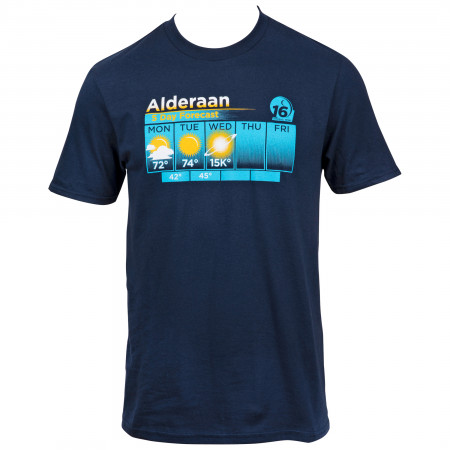 Alderaan 5 Day Forecast T-Shirt